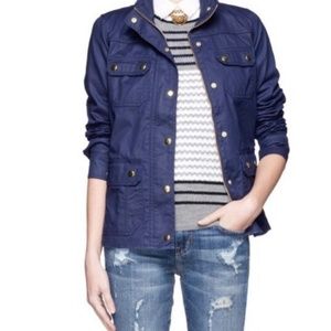 J.Crew Blue Military Jacket